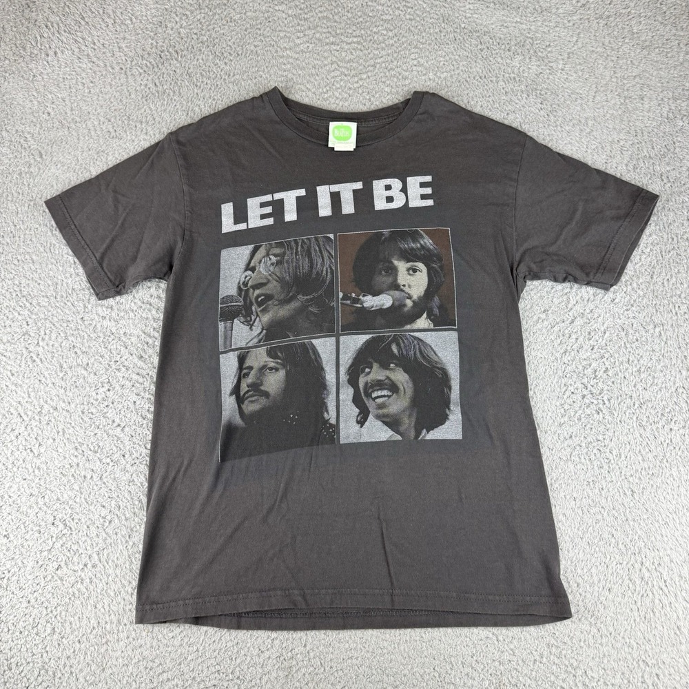 THE BEATLES LET IT‎ BE 2005 T-Shirt Apple Corps Y2K vintage Men's Small